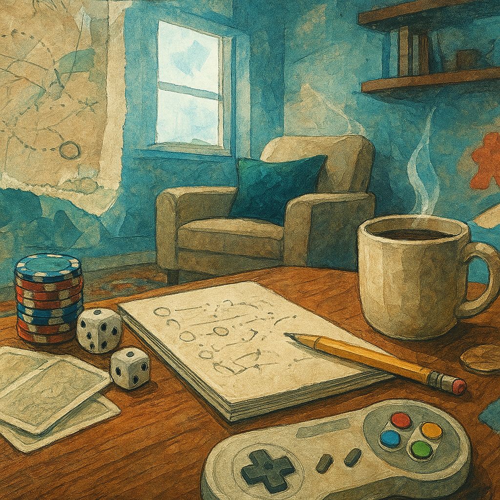 Poker chips stacked neatly